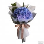 Букет с гортензией &laquo;Облачко&raquo;