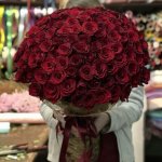 Букет с розами &laquo;101 ночь&raquo;